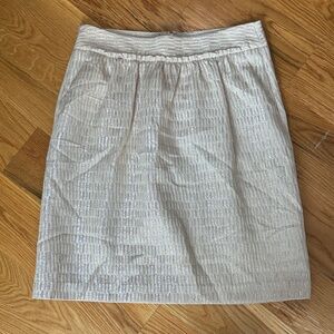 Talbots Embossed Metallic Skirt, Size 6